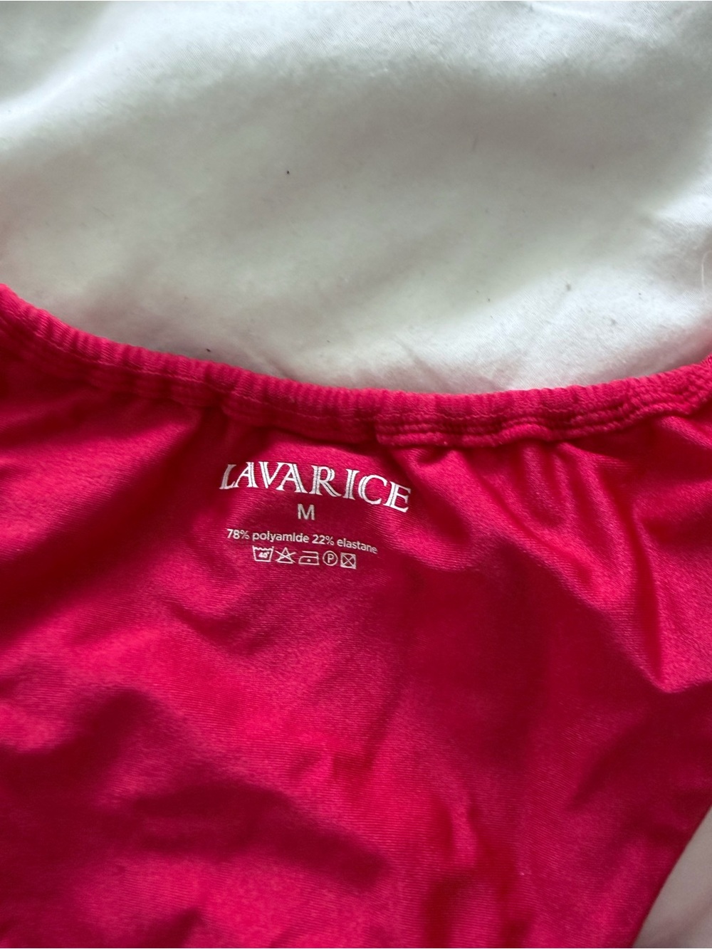 Lavarice Women's red bikini Bottom - M
